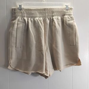 Aerie Cream Athletic Shorts
